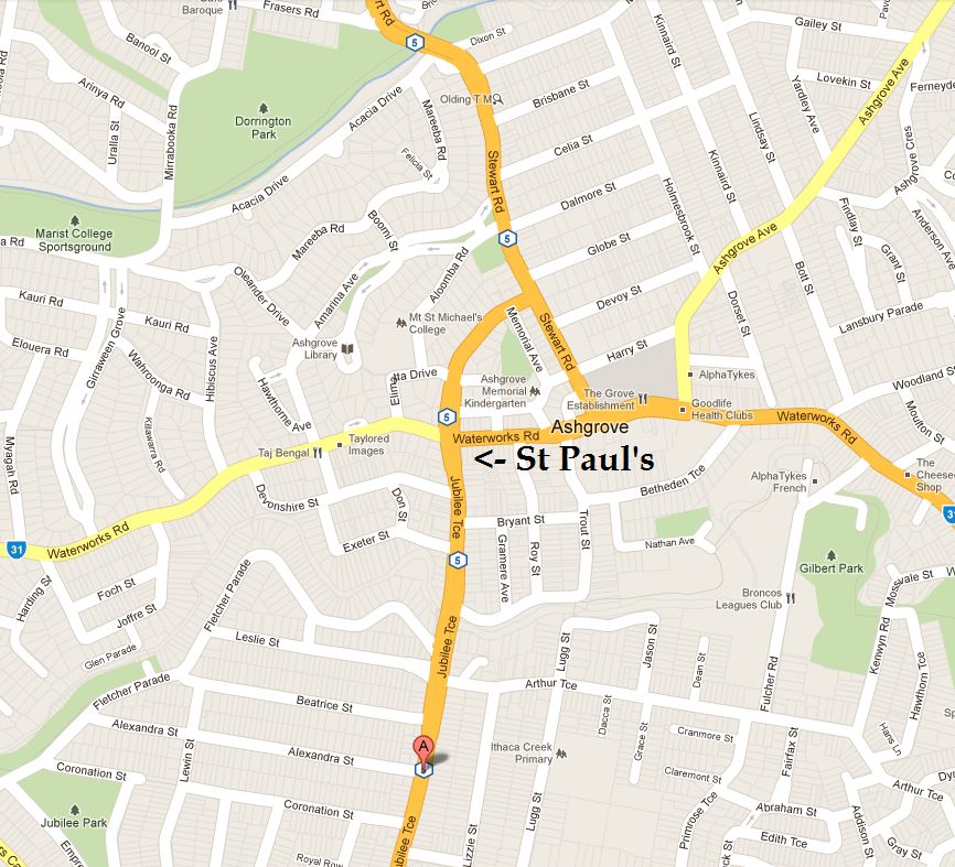 St Paul's location